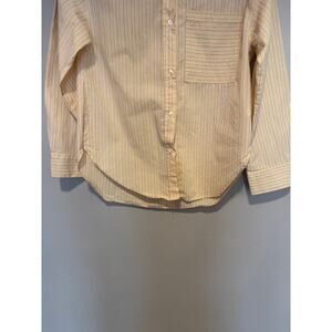 Zara Preppy Button Down Shirt Womens Size S Classic Business